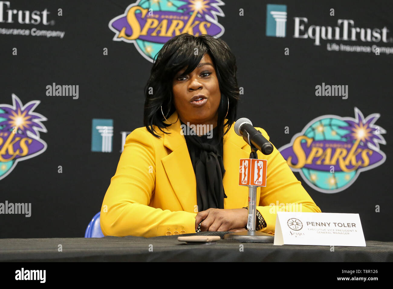WNBA 2019 GM Penny Toler during Los Angeles Sparks Media Day May 14