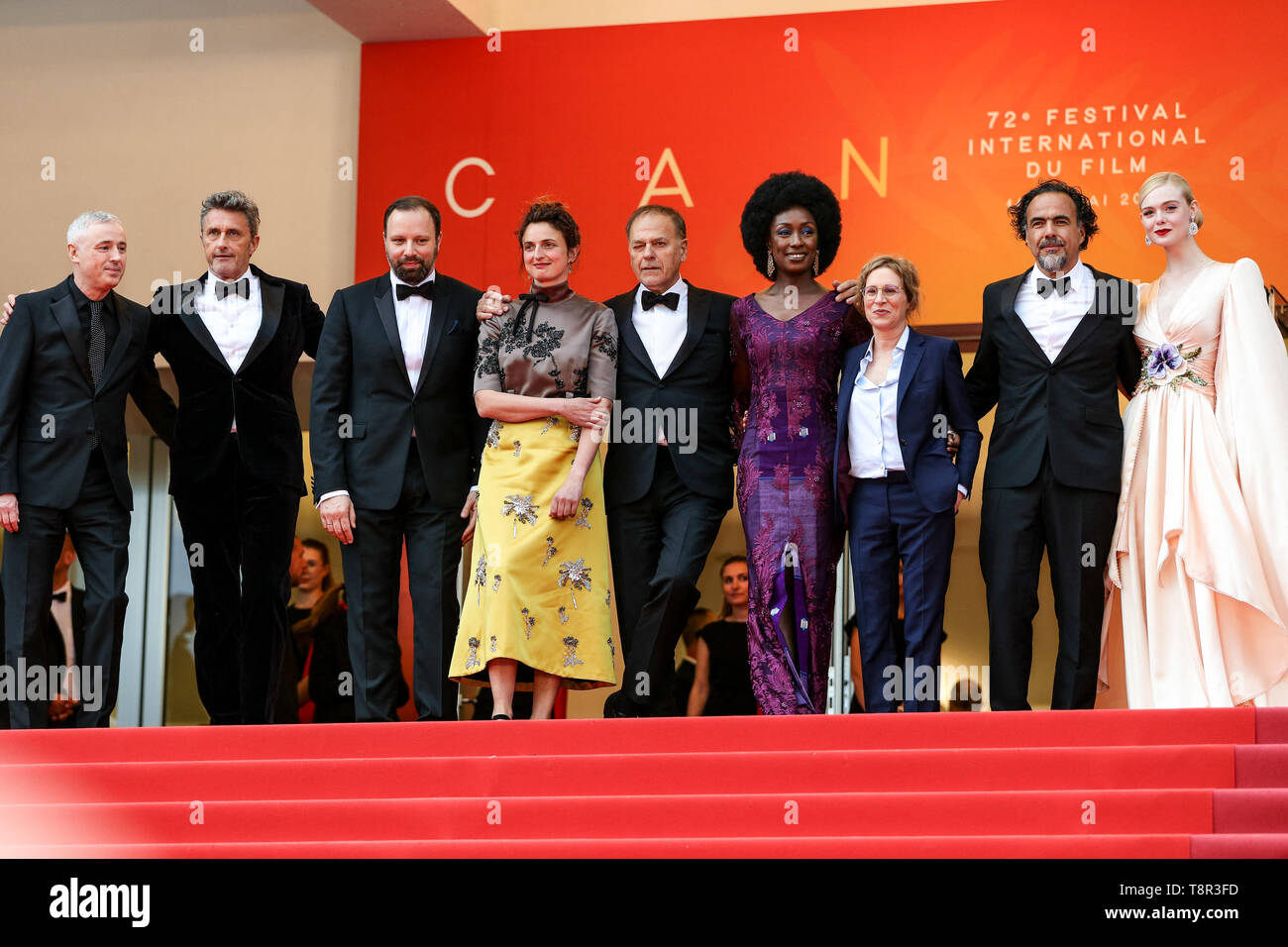 Cannes. 14th May, 2019. The Jury arrives to the premiere of 'THE DEAD DON'T DIE ' during the 2019 Cannes Film Festival on May 14, 2019 at Palais des Festivals in Cannes, France. ( Credit: Lyvans Boolaky/Image Space/Media Punch)/Alamy Live News Stock Photo