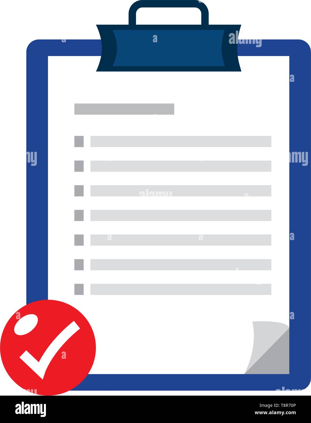 checklist icon cartoon isolated vector illustration graphic design ...
