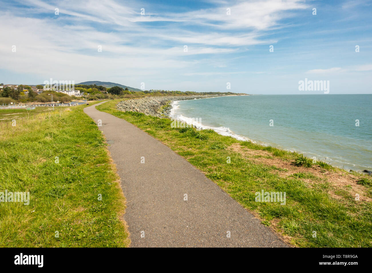 Arklow coastline in Ireland Stock Photo