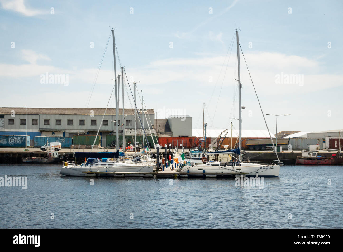 Harbor in Arklow - Ireland Stock Photo