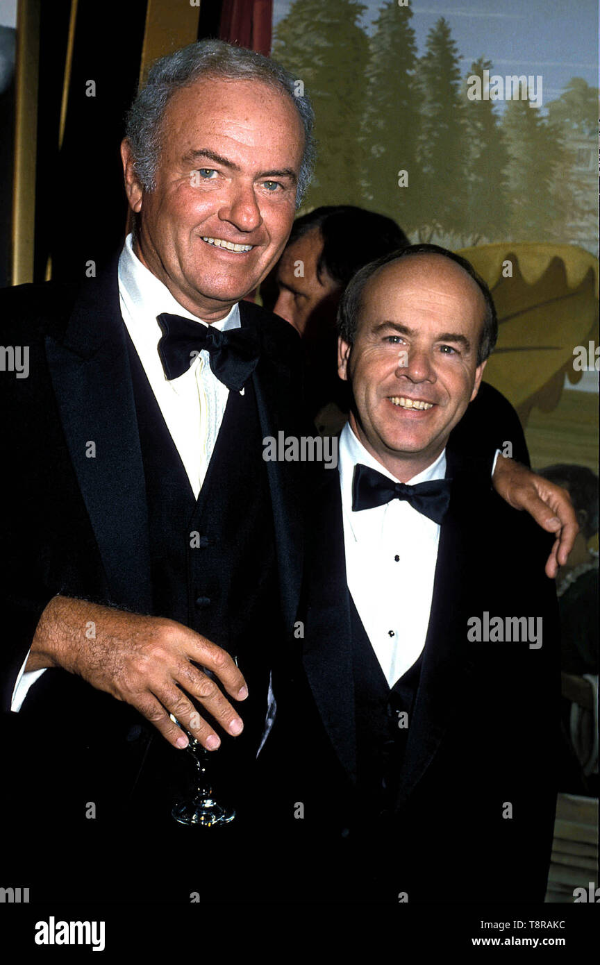 May 14, 2019: Los Angeles, California USA: FILE: Actor and comedian TIM CONWAY, best known for his Emmy winning work on 'The Carol Burnett Show,' died on Tuesday morning. He was 85. PICTURED: May 30, 2008 - HARVEY KORMAN and TIM CONWAY. (Credit Image: © Karnbad/Globe Photos/ZUMAPRESS.com) Stock Photo