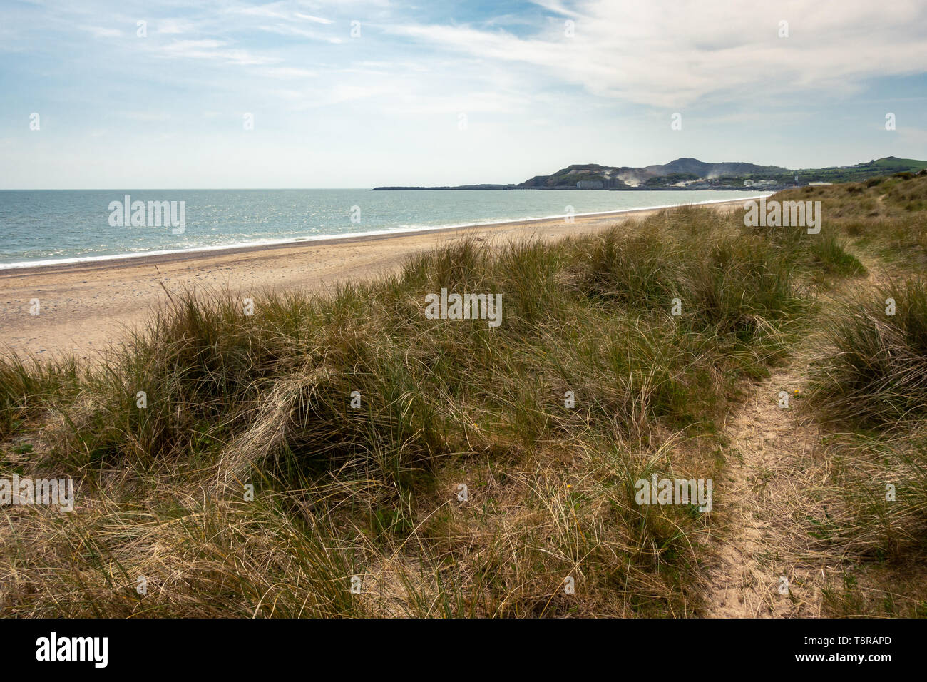 Arklow coastline in Ireland Stock Photo