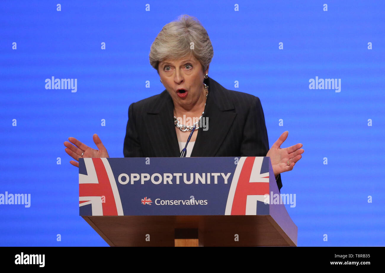 THERESA MAY MP, 2018 Stock Photo