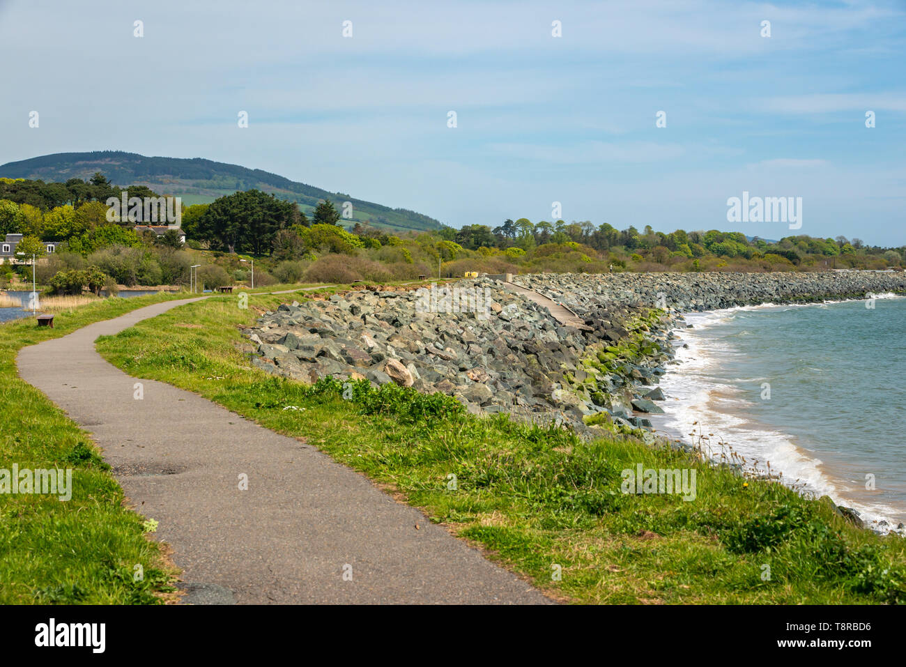 Arklow coastline in Ireland Stock Photo