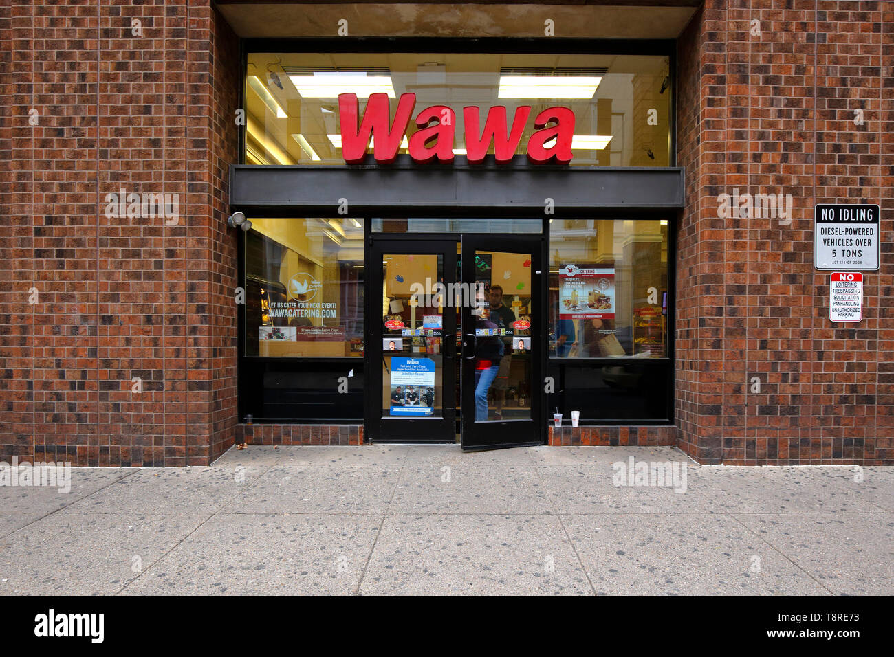 A Wawa convenience store in Center City, Philadelphia, PA Stock Photo