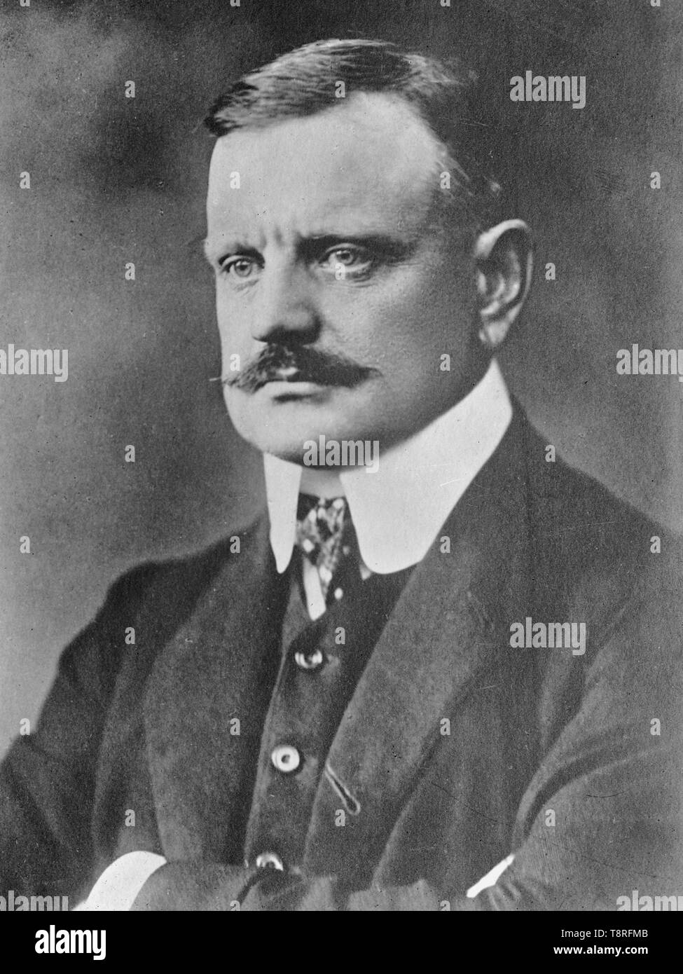 Composer Jean Sibelius, 1913 Stock Photo