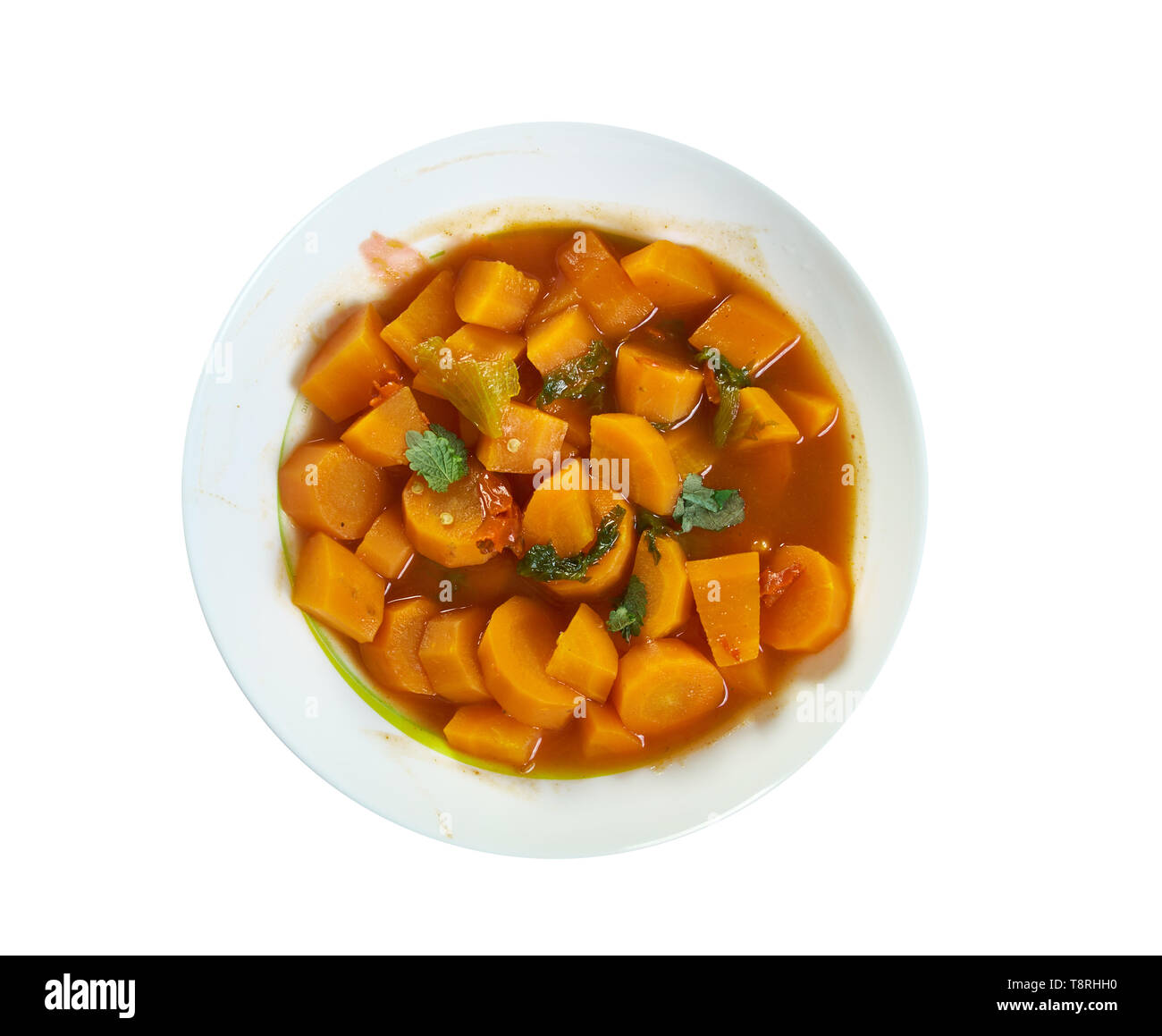 Panfried spicy Sri Lankan Carrot Curry close up Stock Photo Alamy