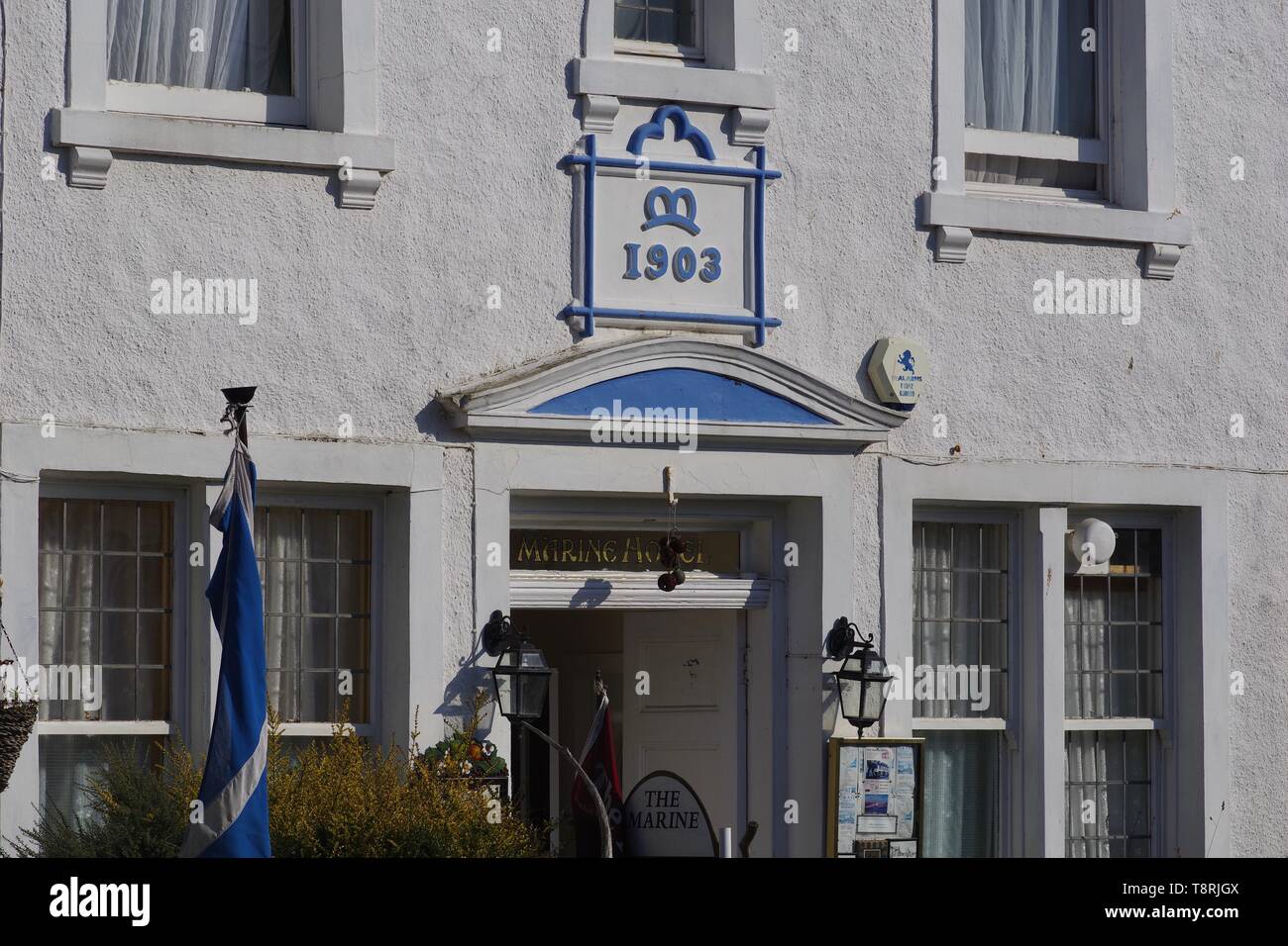 Marine Hotel, Nethergate, Crail, Fife, Scotland, UK Stock Photo Alamy