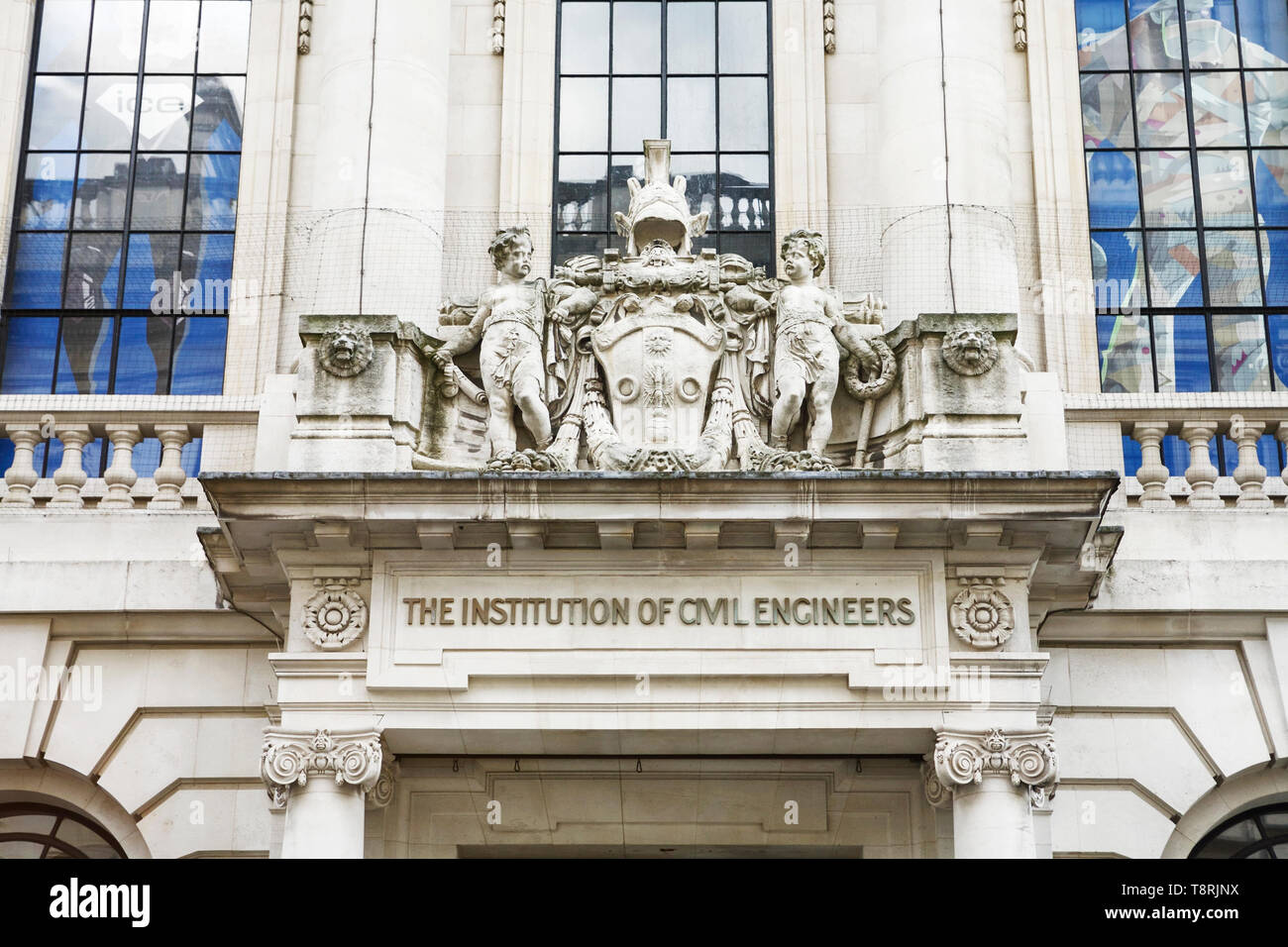 Institute of civil engineers, London UK. Stock Photo