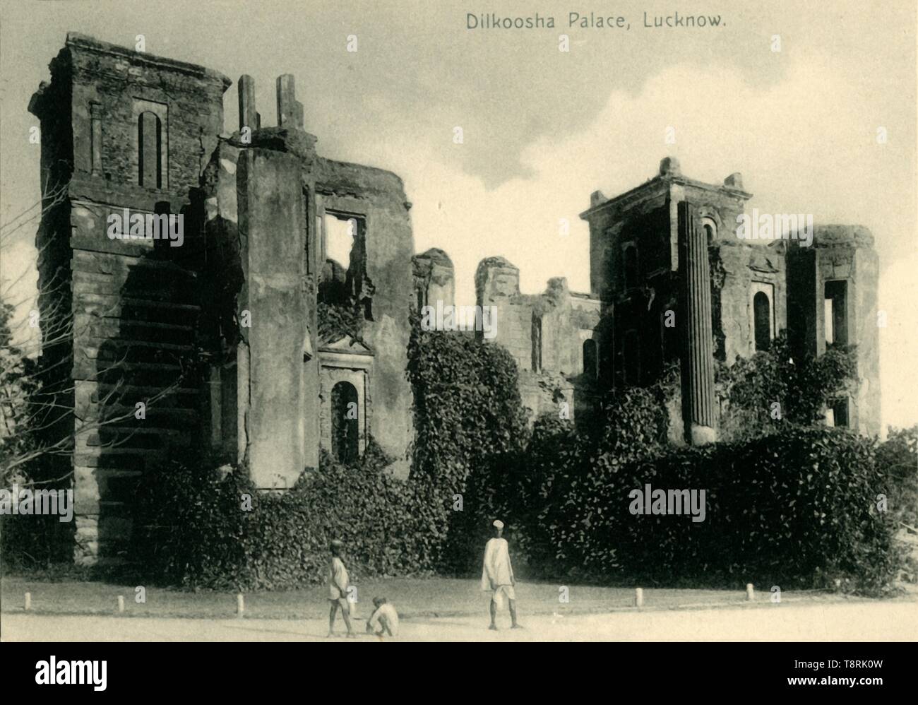 'Dilkoosha Palace, Lucknow'. Creator: Unknown. Stock Photo