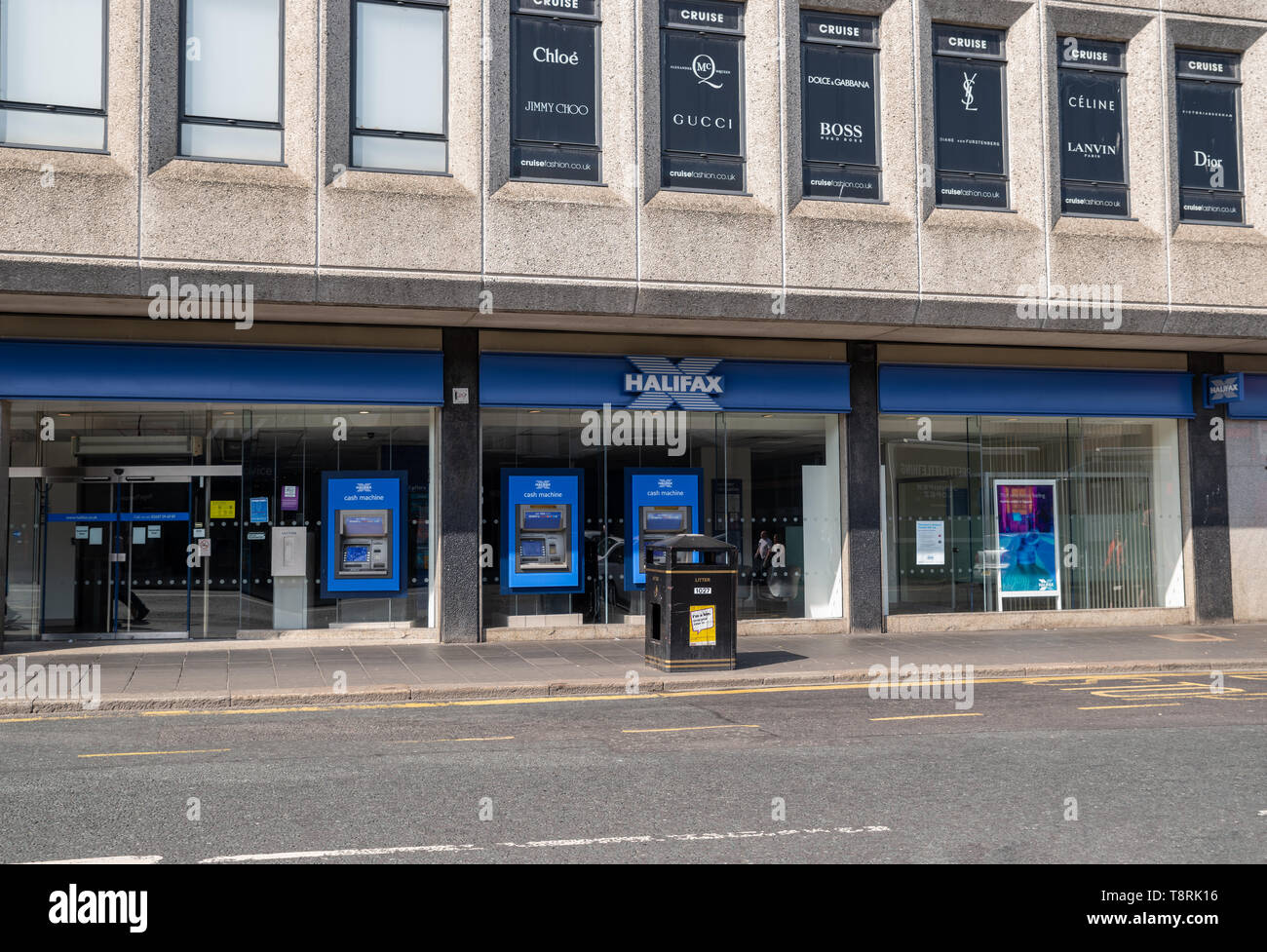 Halifax Bank, New Bridge Street Newcastle Upon Tyne Stock Photo Alamy