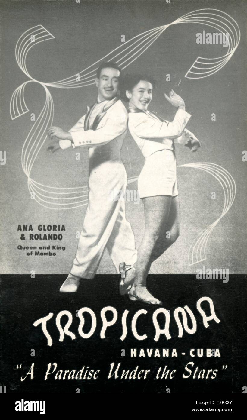 Ana Gloria Rolando Queen And King Of Mambo C1950s Creator Unknown Stock Photo Alamy