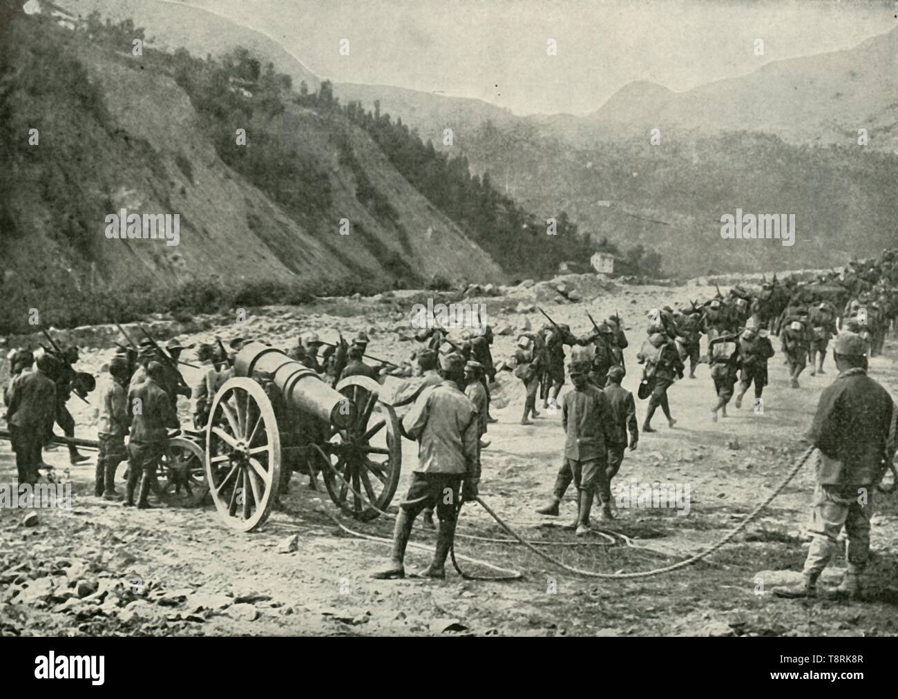 'The Italian Army On The March', (1919). Creator: Unknown. Stock Photo