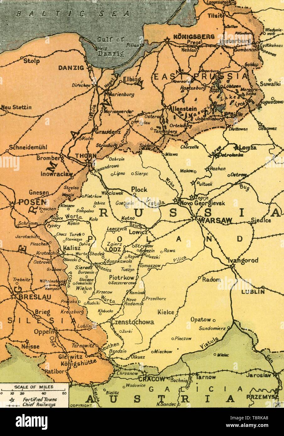 'The Eastern Frontier', 1919. Creator: London Geographical Institute Stock Photo - Alamy