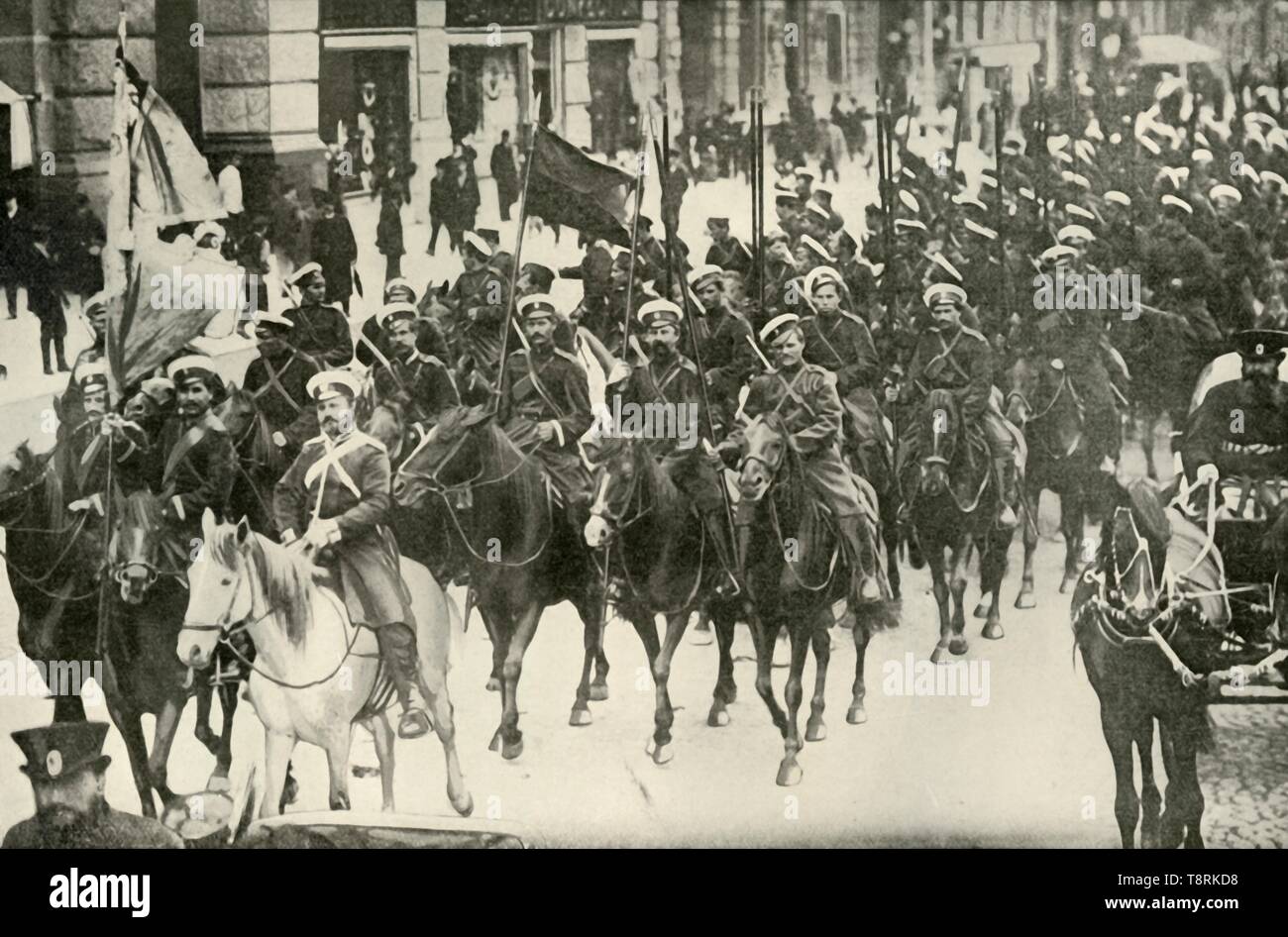 'Types of the Russian Cavalry', (1919). Creator: Unknown. Stock Photo