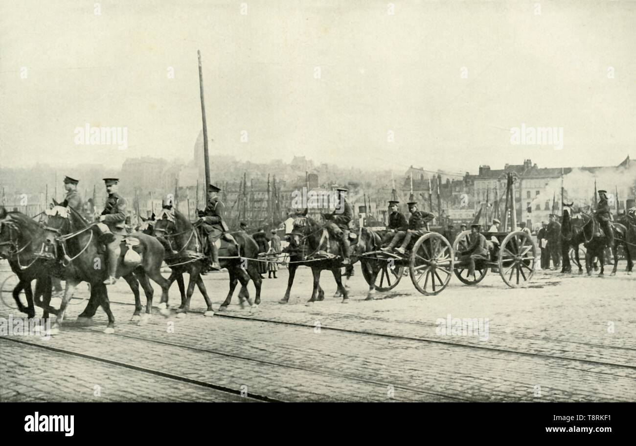 'The British Expeditionary Force in Boulogne', (1919). Creator: Unknown. Stock Photo