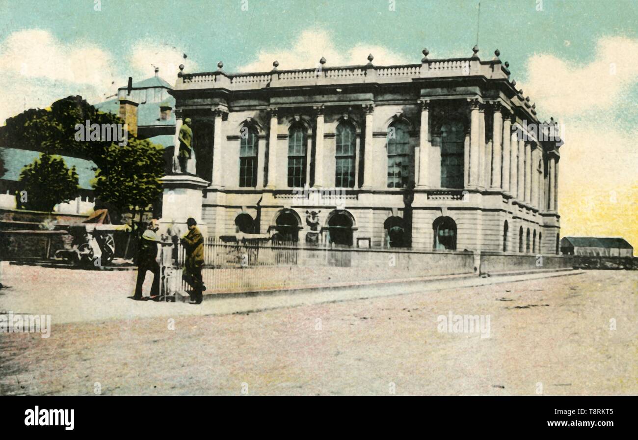 'Town Hall, Swansea', 1905. Creator: Unknown. Stock Photo