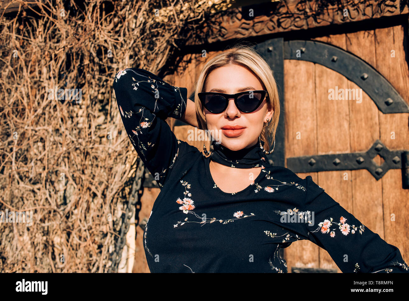 Beautiful Spectacular Longhaired Girl Sunglasses Bright Stock Photo  1395918296 | Shutterstock