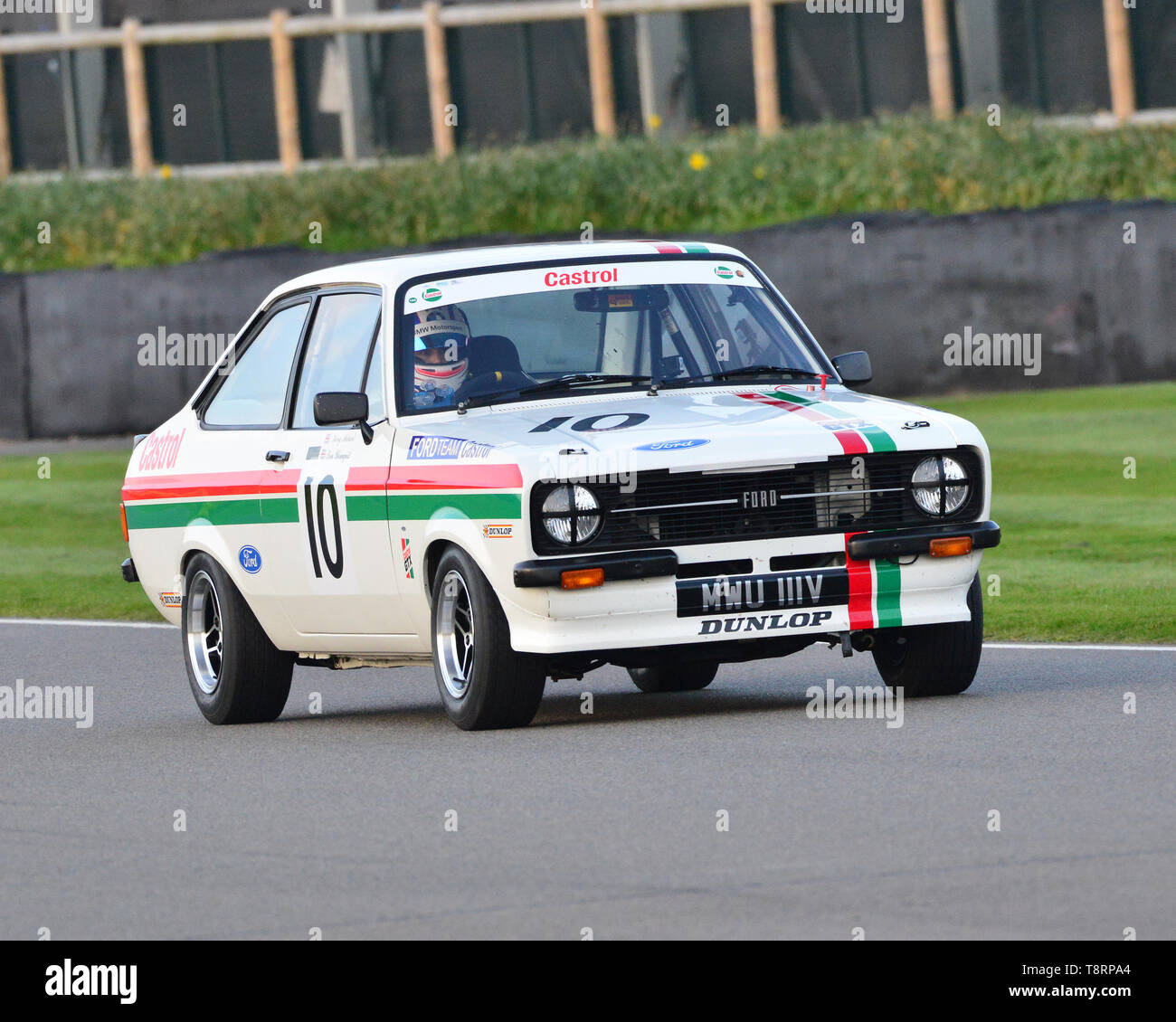 Kerry Michael, Tom Blomqvist, Ford Escort Mk2 RS 2000, Gerry Marshall Trophy, Group 1 Saloon cars, 1970 to 1982, 77th Members Meeting, Goodwood, West  Stock Photo