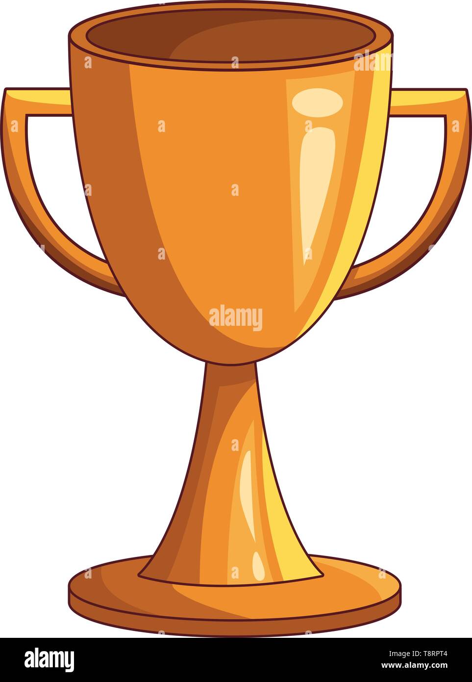 success champion trophy cartoon Stock Vector Image & Art - Alamy