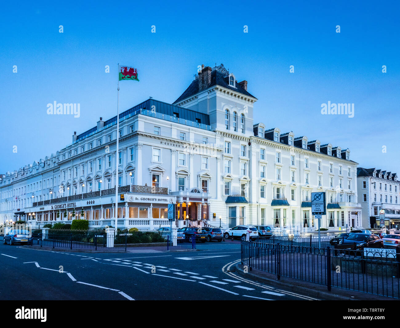 St Hotel Llandudno in North Wales built 1854, an elegant Victorian hotel on the