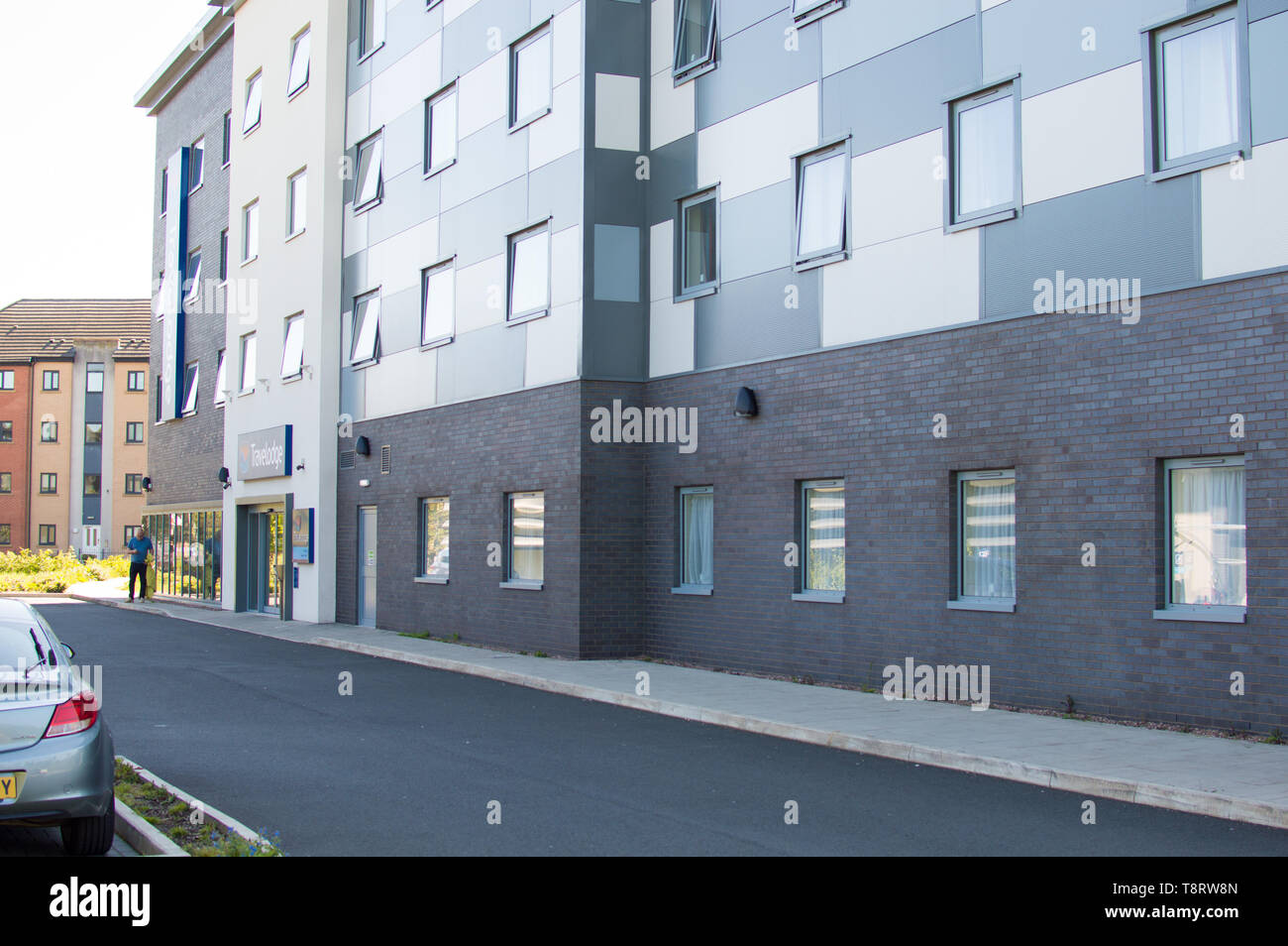 Travelodge hotel in Dudley town center Stock Photo Alamy