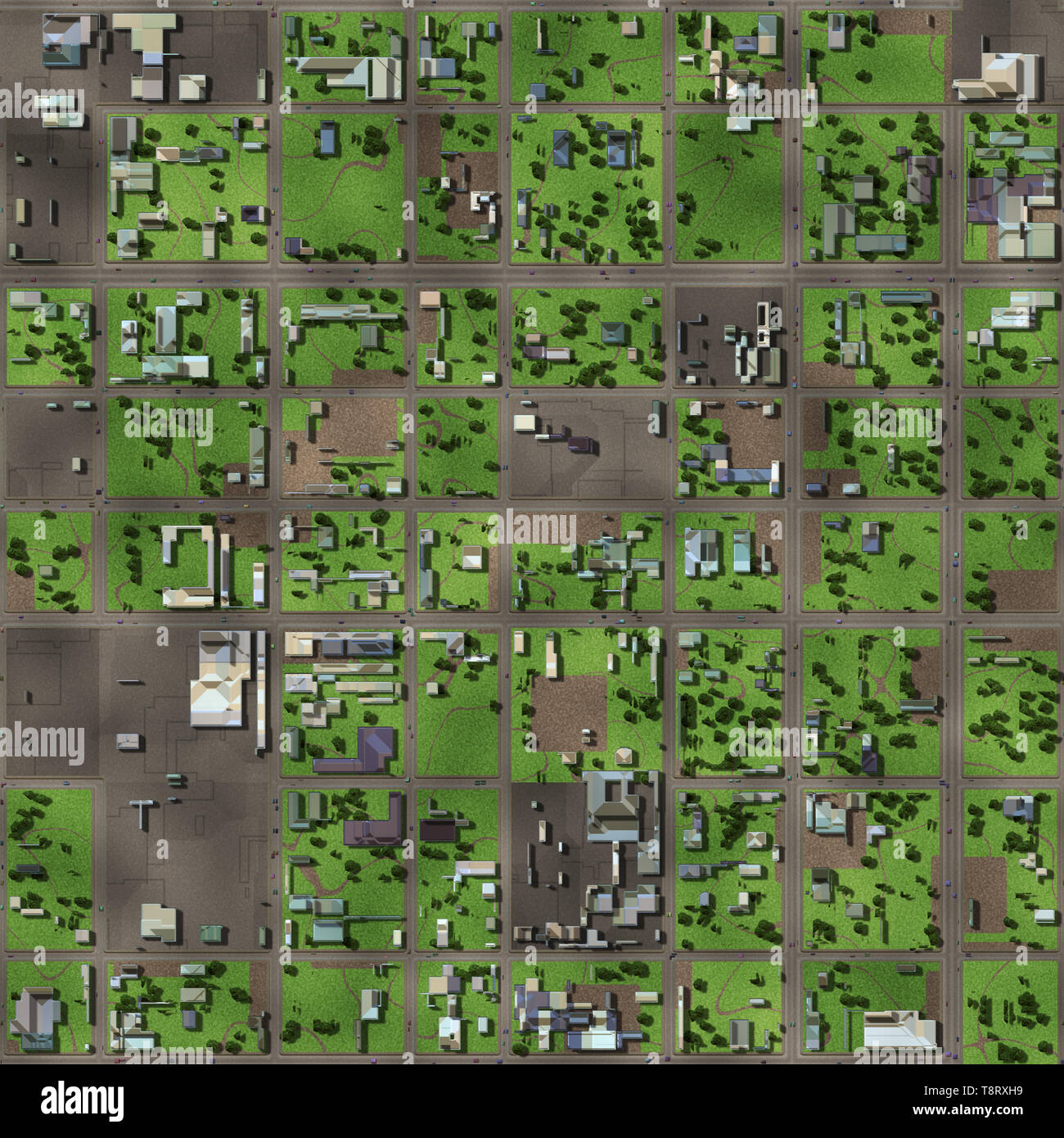 Aerial View Seamless Texture Tile Stock Photo - Alamy