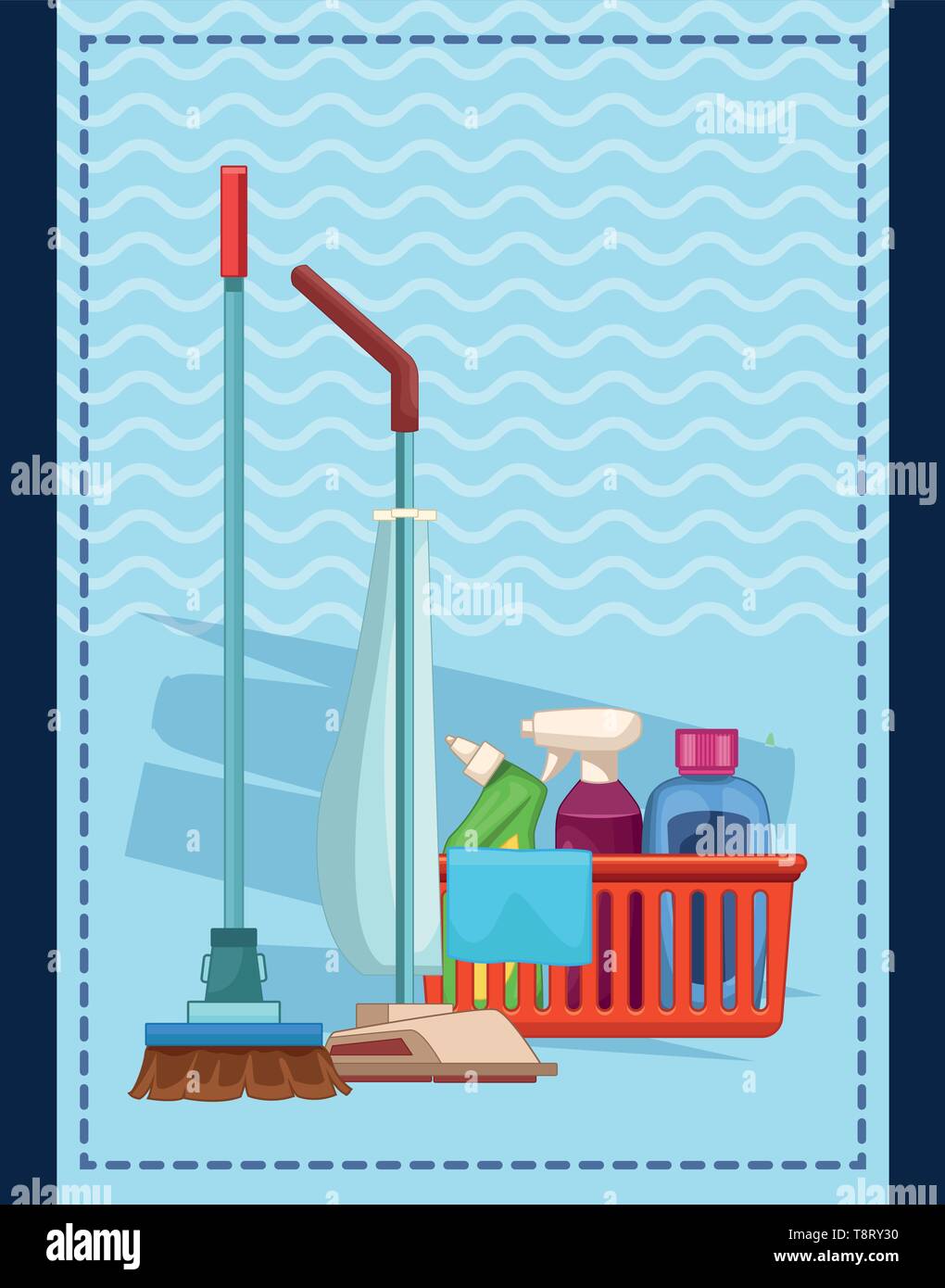 housekeeping cleaning cartoon Stock Vector Image & Art Alamy