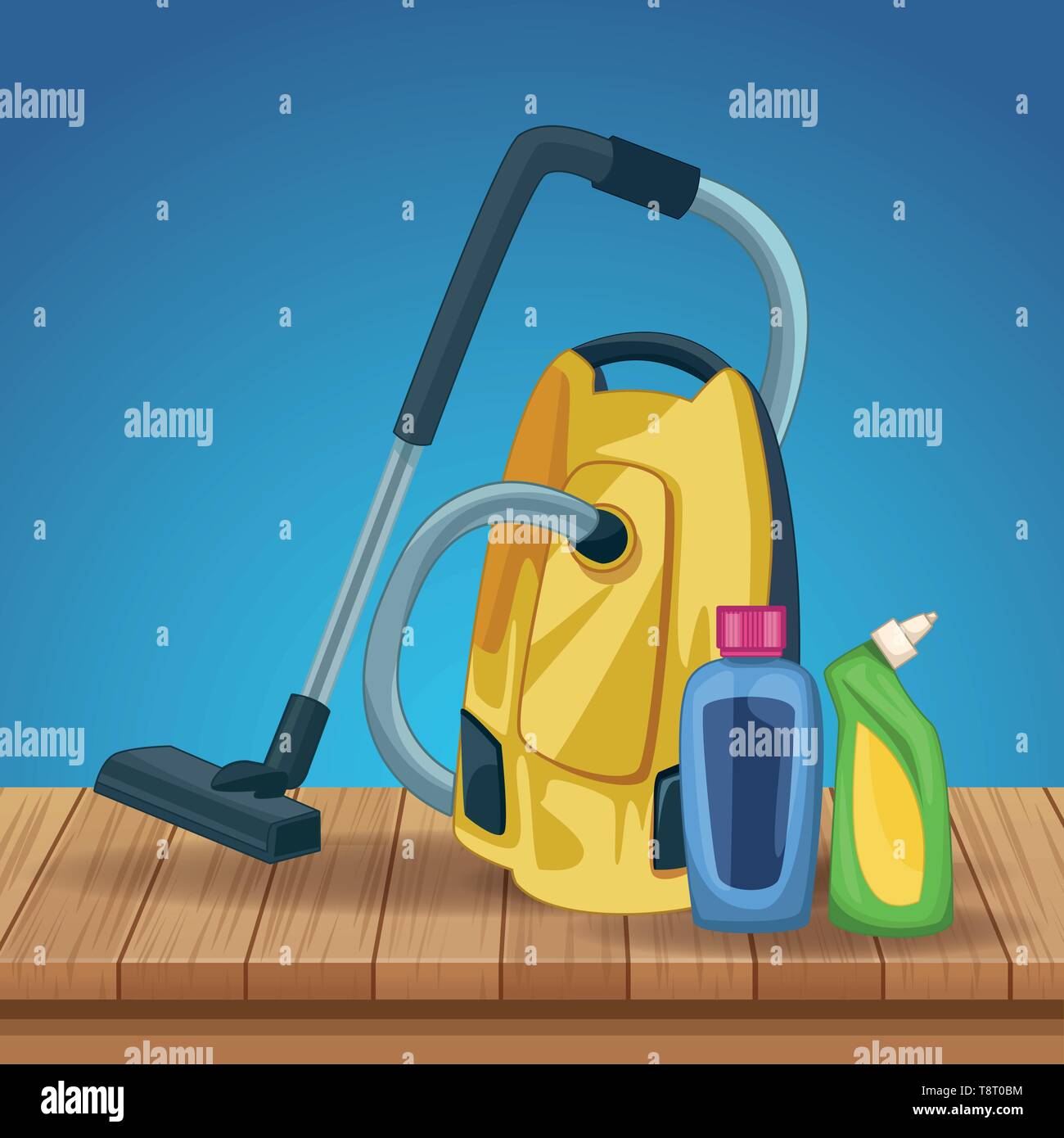 housekeeping cleaning cartoon Stock Vector Image & Art Alamy