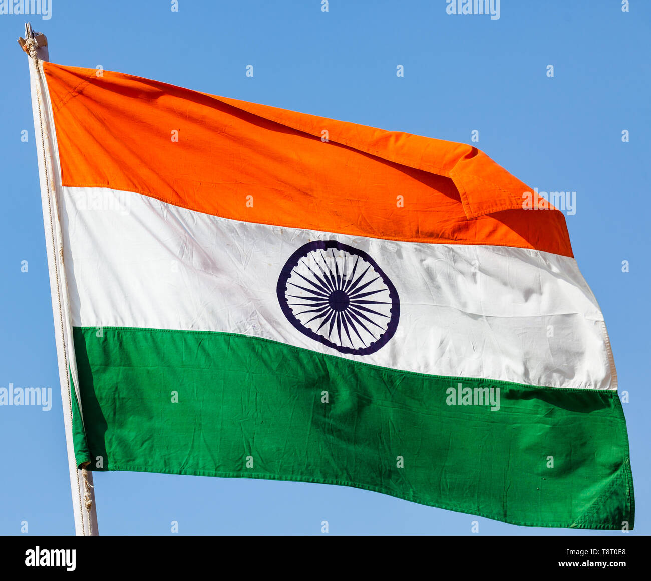 Beautiful shiny indian flag background hi-res stock photography ...