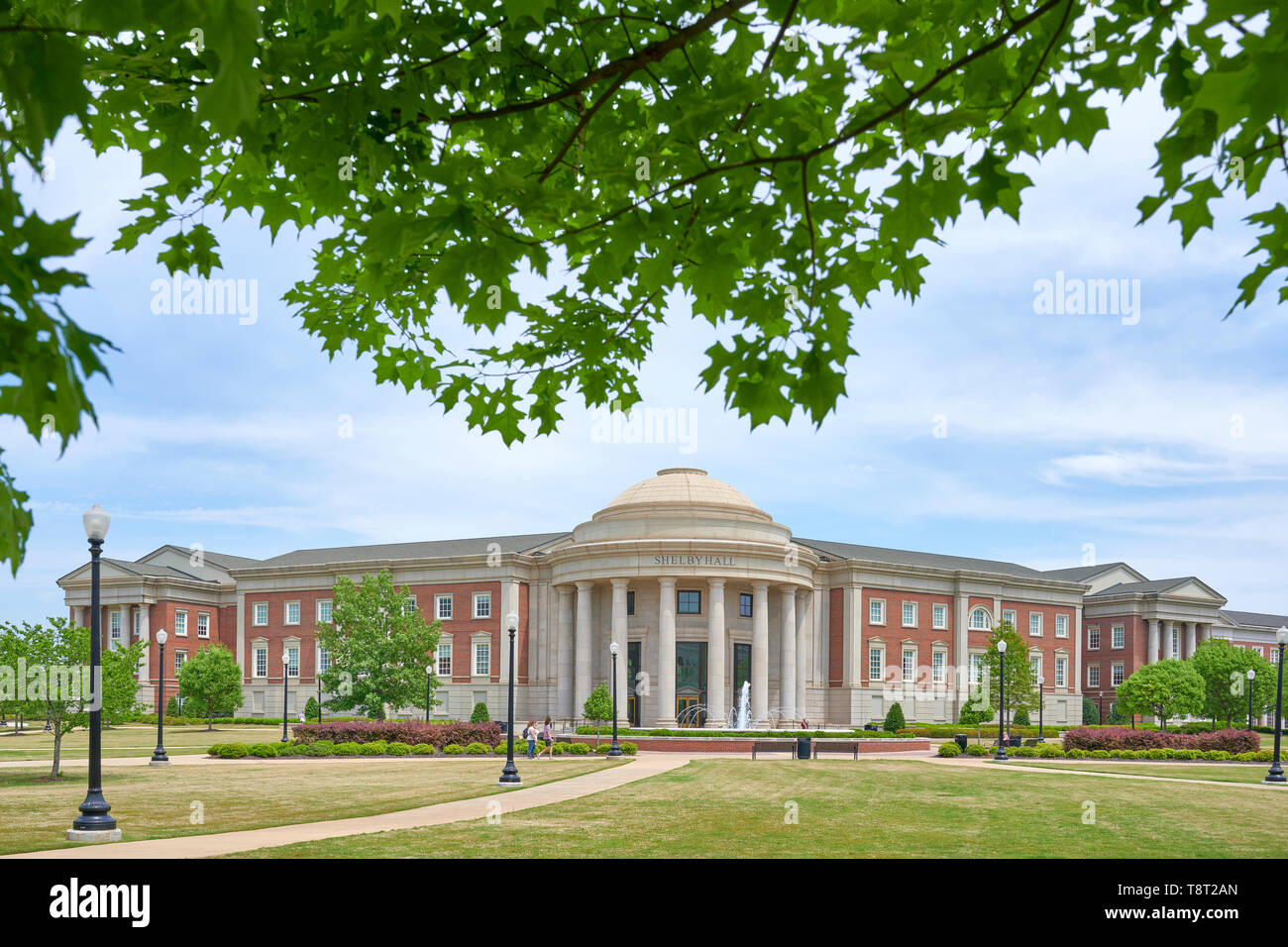 Shelby Hall, College of Engineering on the campus of the University of Alabama, Tuscaloosa Alabama, USA. Stock Photo