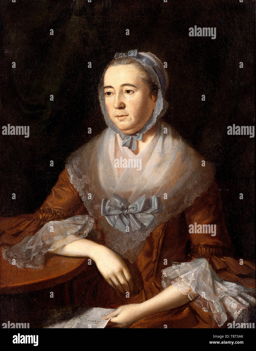 Anne Catherine Hoof Green (1720 – 1775) printer and publisher, USA Stock Photo