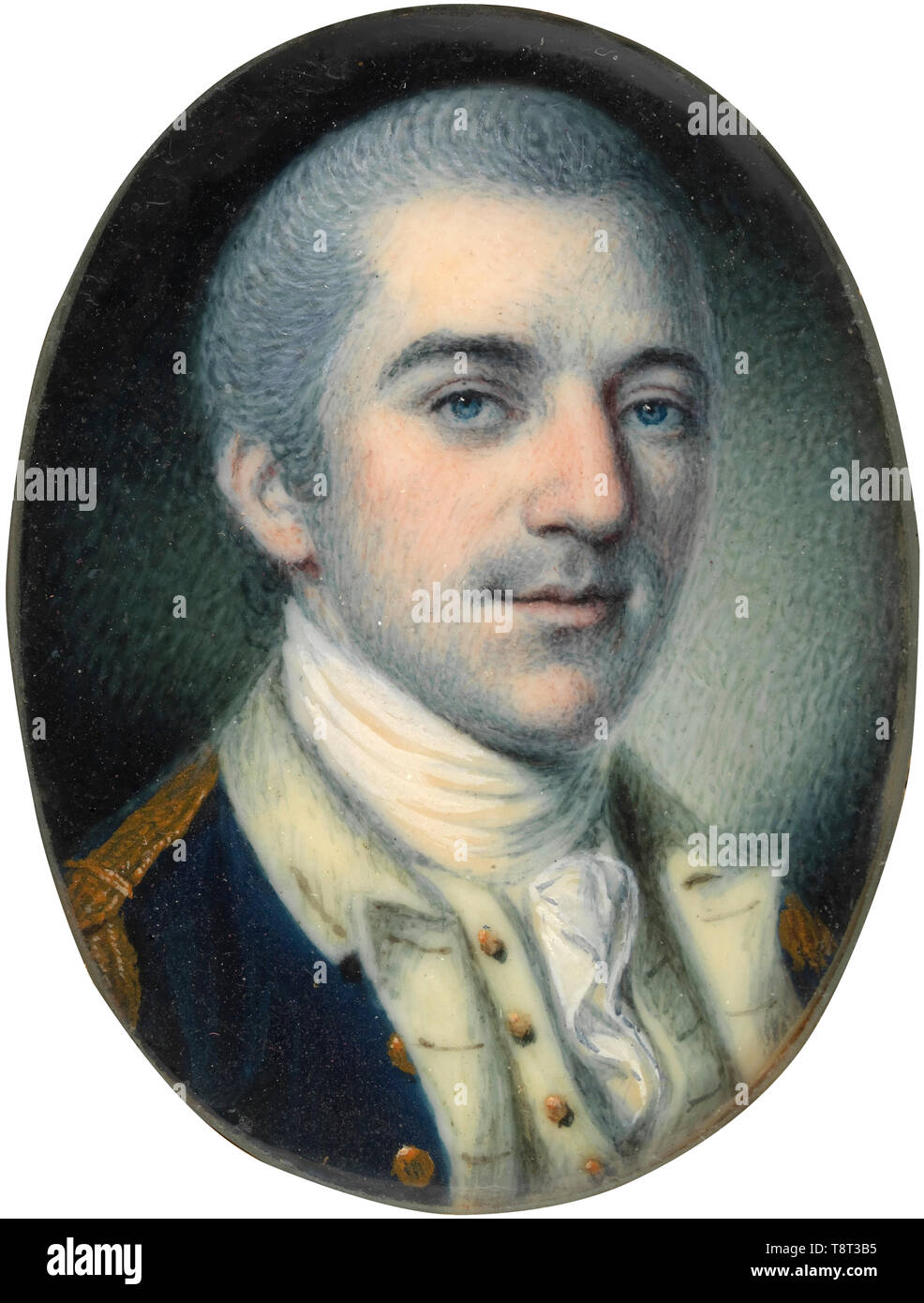 John Laurens (1754 – 1782) American soldier and statesman from South Carolina during the American Revolutionary War, portrait of Laurens, by Charles Willson Peale Stock Photo