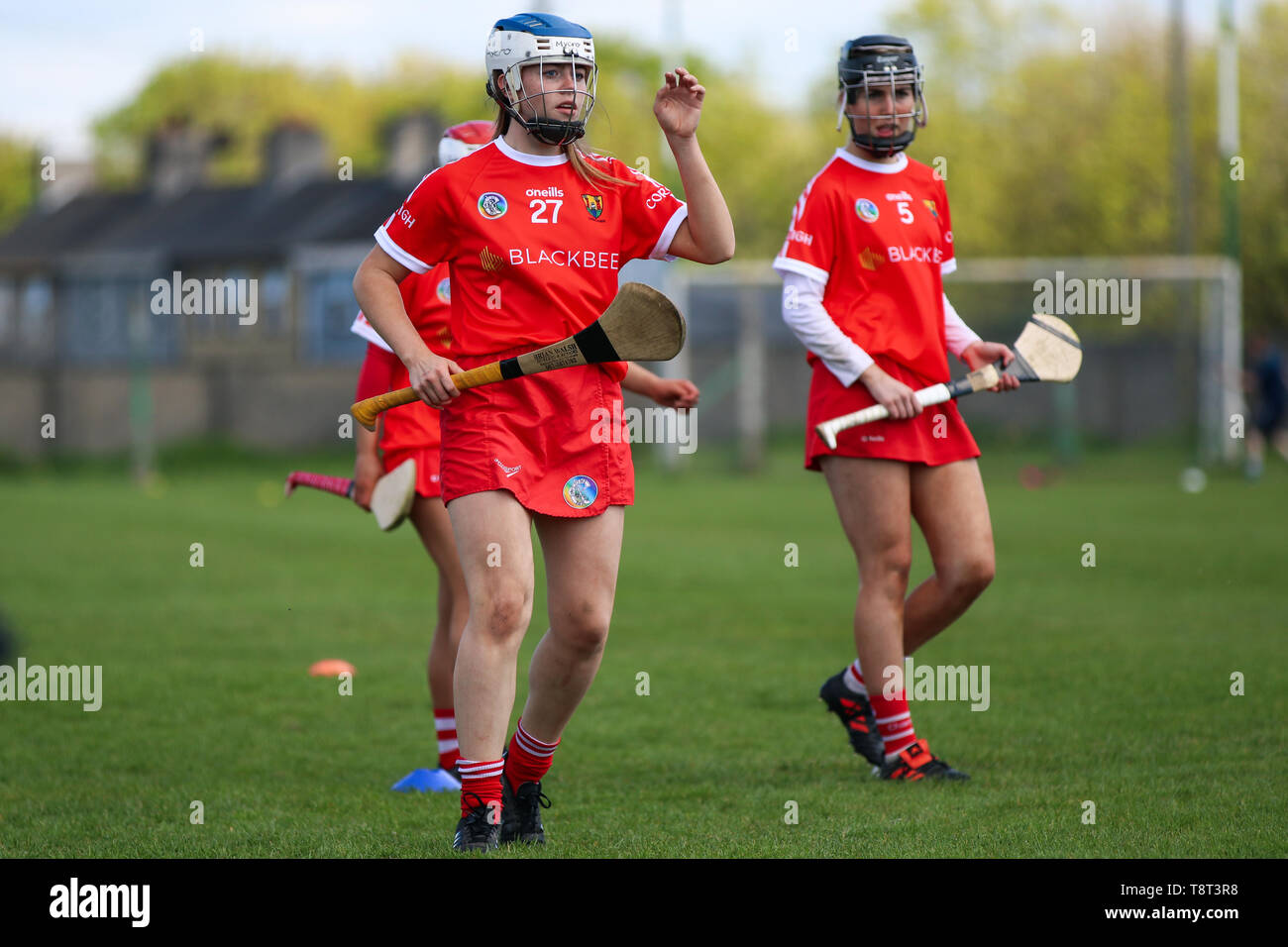 May 11th, 2019, Kilmallock, Ireland - Camogie Junior Championship Semi Final - Limerick vs Cork Stock Photo