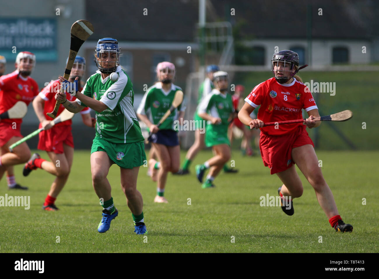 May 11th, 2019, Kilmallock, Ireland - Camogie Junior Championship Semi Final - Limerick vs Cork Stock Photo