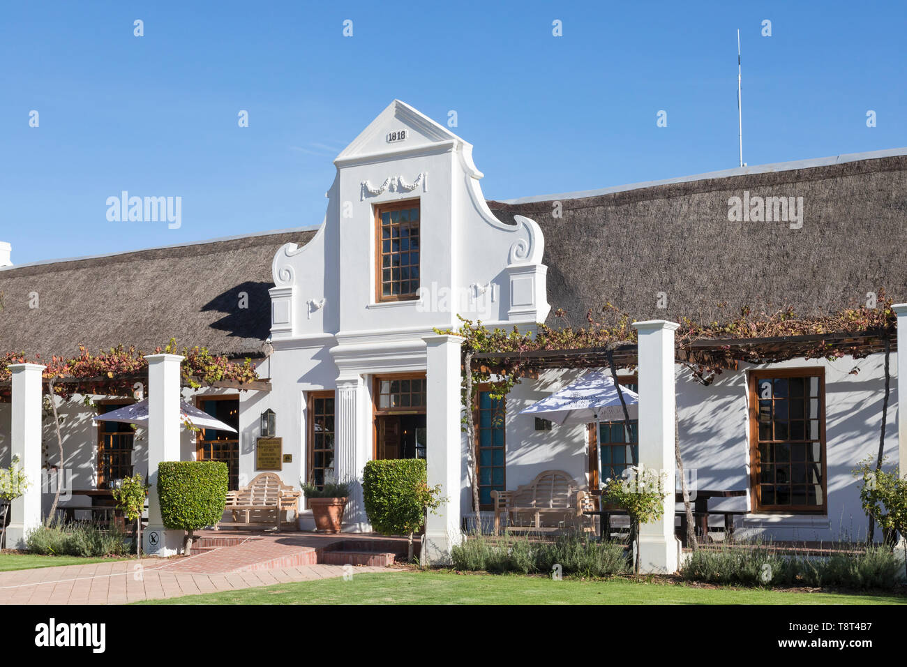 Bon Courage Wine Estate 1818 historic Cape Dutch homestead, now the