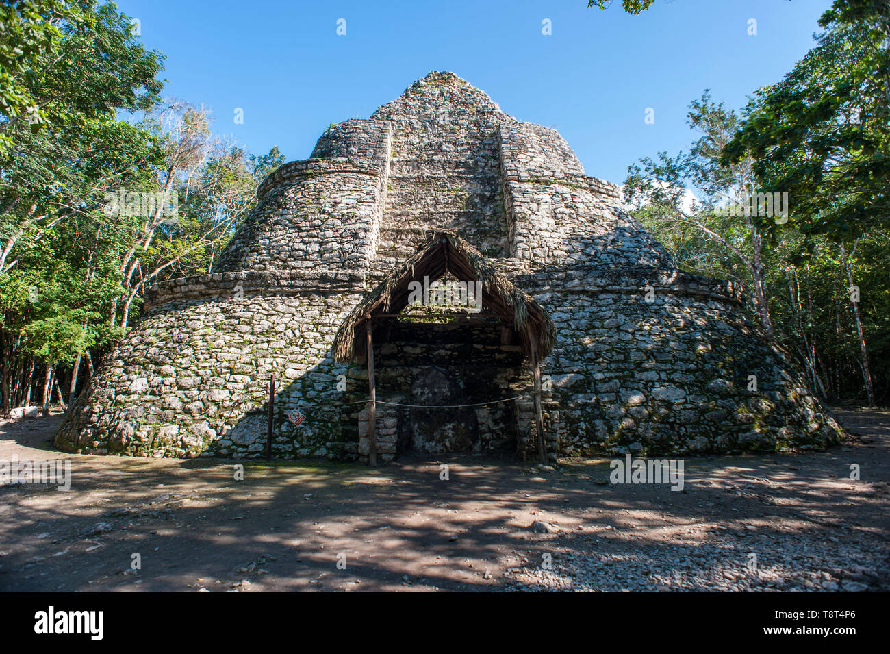 Mayan ruins of Coba. Yucatan. Mexico Stock Photo