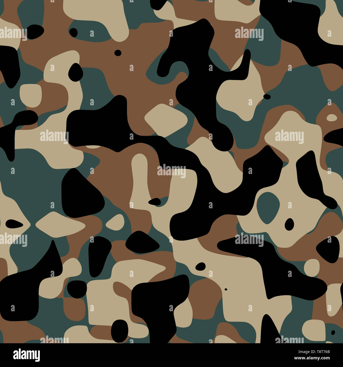 Winter Verdant World War 2 US Military Camouflage Seamless Texture Tile