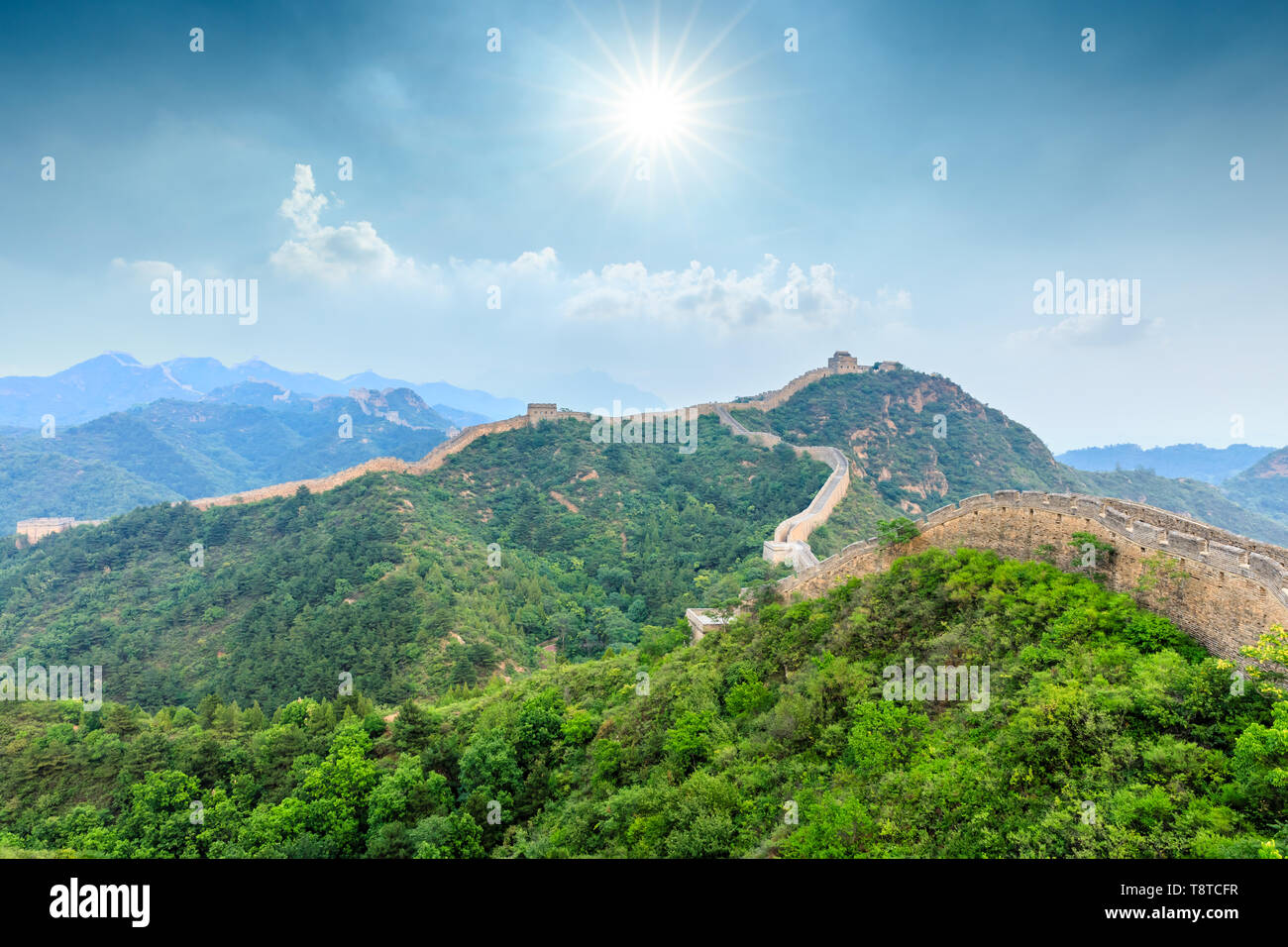 The Great Wall of China at Jinshanling Stock Photo Alamy