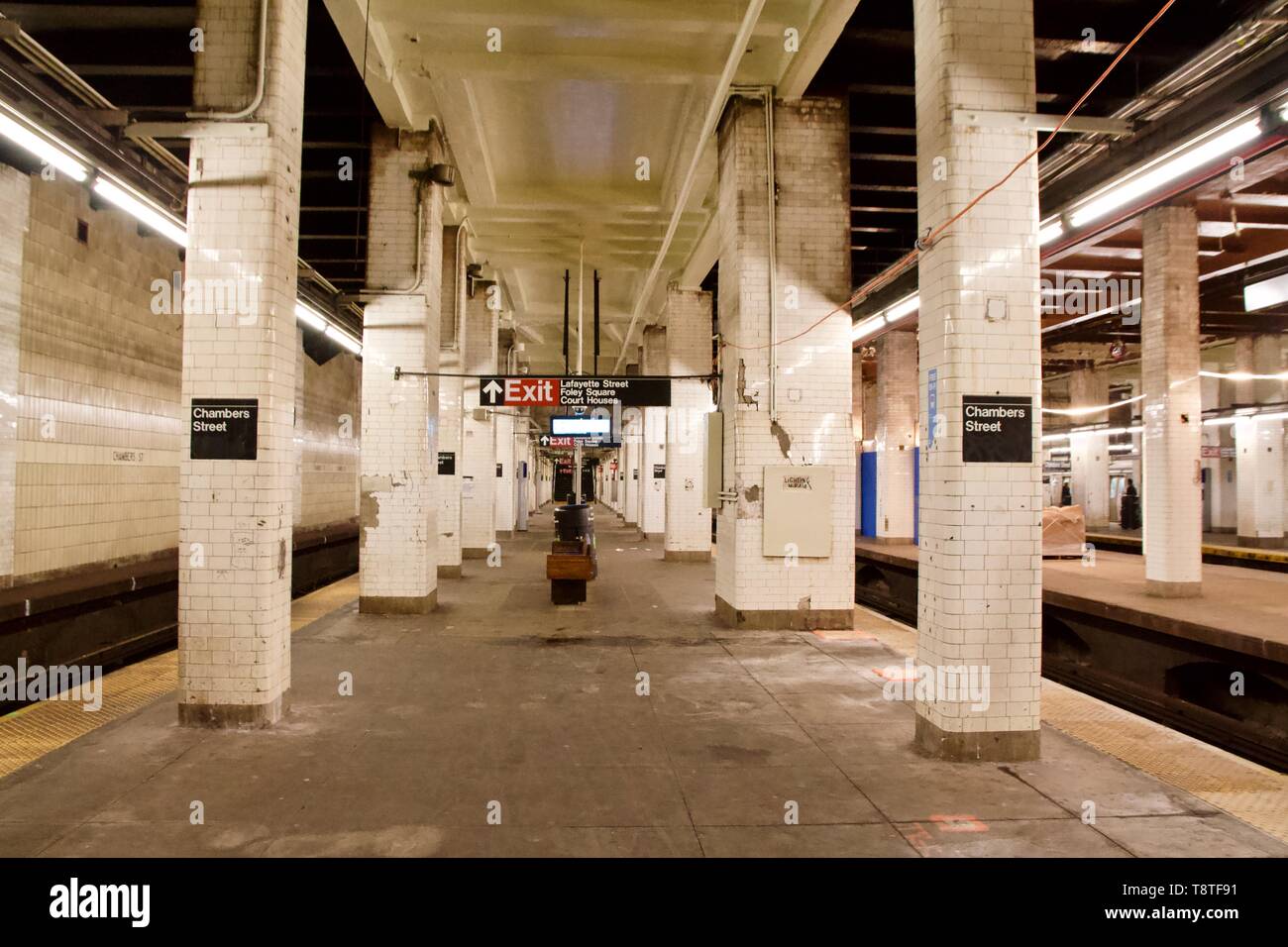 Chambers Street Station High Resolution Stock Photography And Images Alamy