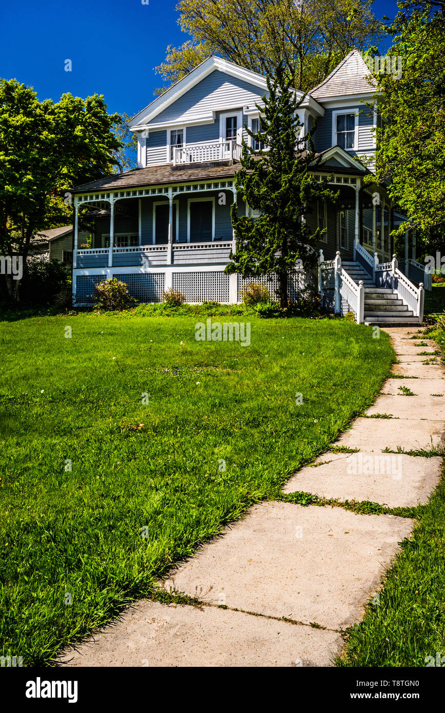 Monte Cristo Cottage New London Connecticut Usa Stock Photo