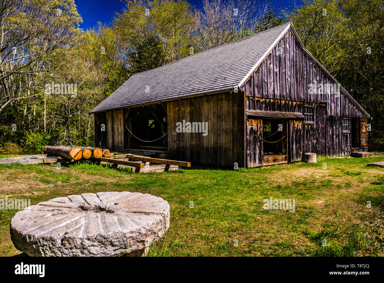 Main Sawmill Ledyard, Connecticut, USA Stock Photo Alamy