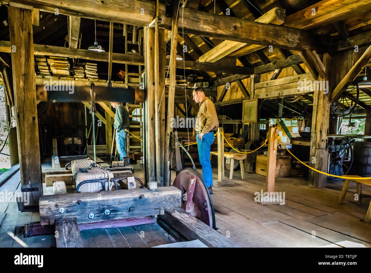Main Sawmill Ledyard, Connecticut, USA Stock Photo Alamy