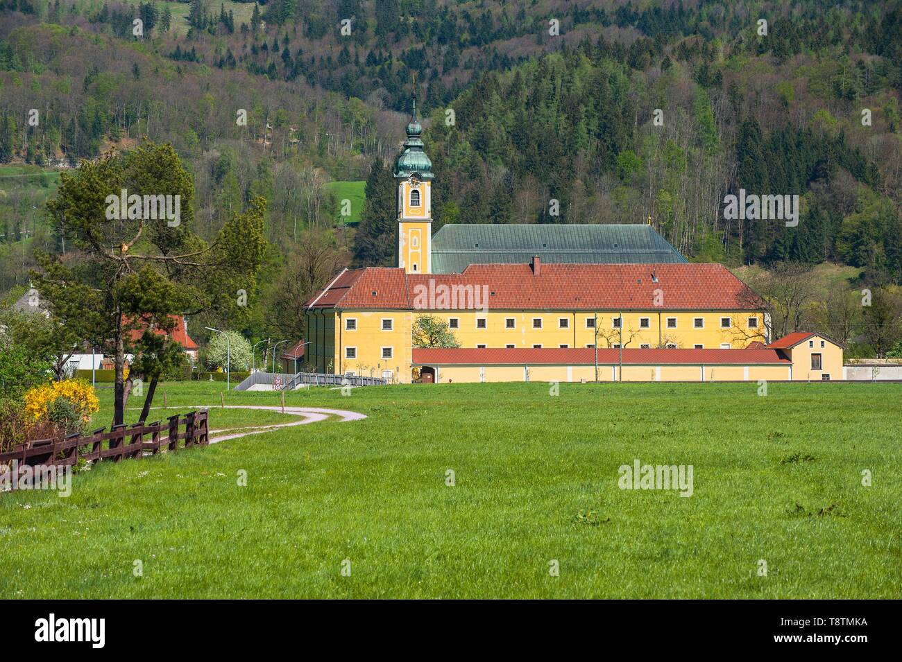 Reisach Monastery near Oberaudorf, Upper Bavaria, Bavaria, Germany Stock Photo