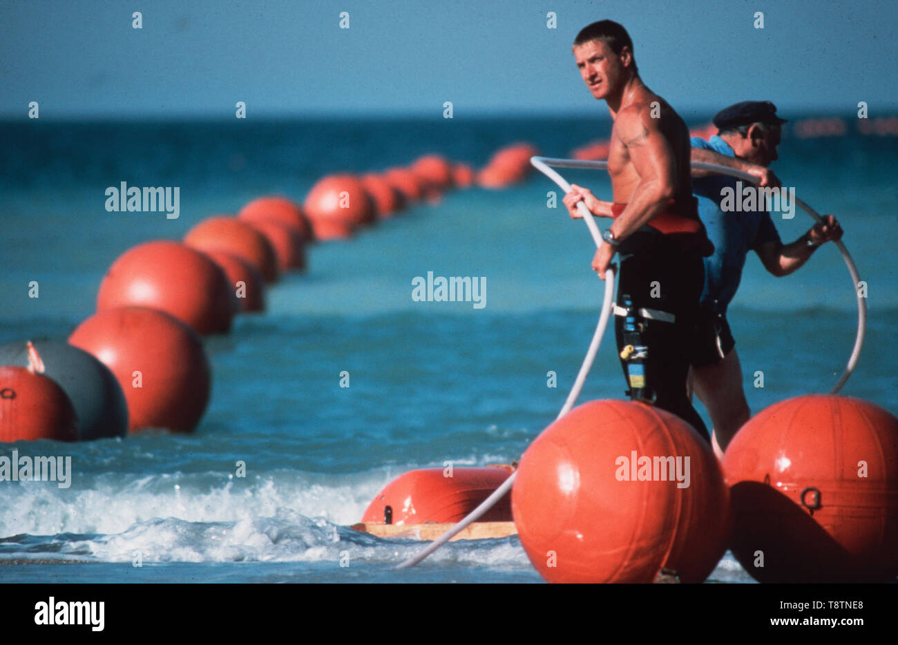 Fiber Optic Cable Across Atlantic Stock Photo Alamy