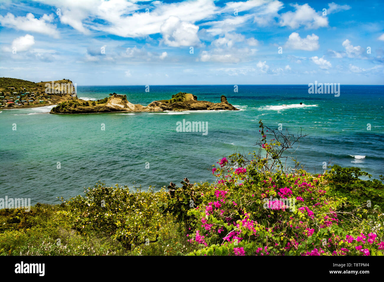Dennery Overlook in St. Lucia Stock Photo Alamy