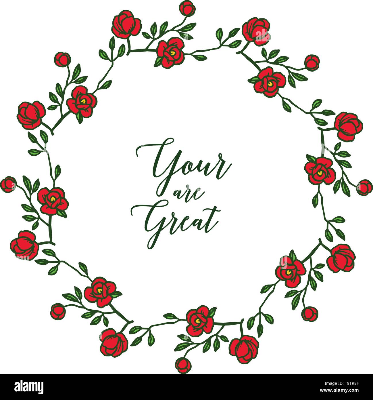 Vector illustration invitation card your are great with various style ...