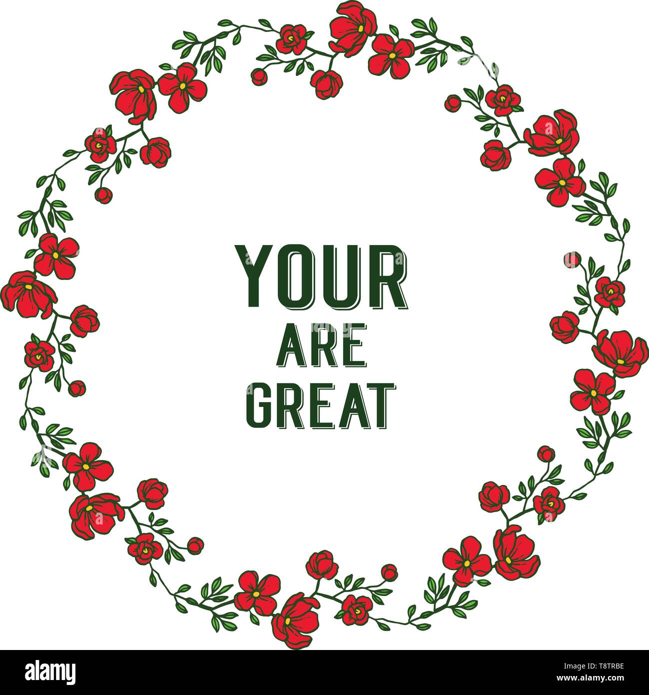 Vector illustration invitation card your are great with various style ...