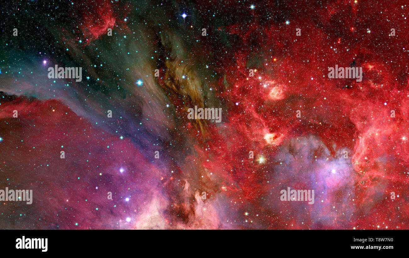 Cosmic art, beautiful science fiction wallpaper with endless deep space. Elements of this image furnished by NASA Stock Photo